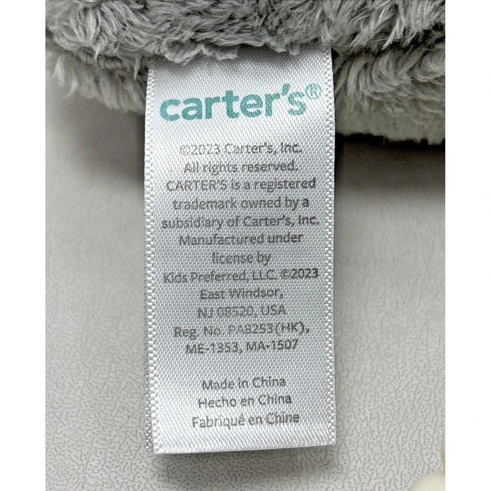 Carter's Bunny Elephant Plush Stuffed Animal W/ Teether Musical Squeak Rattle